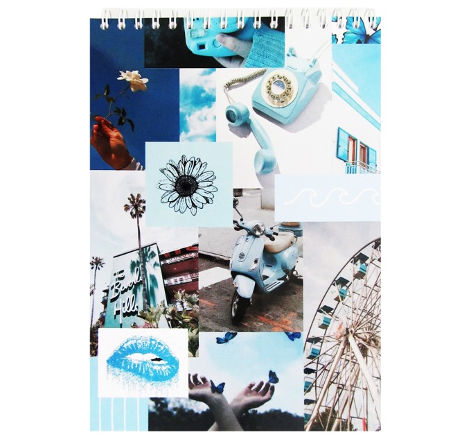 Блокнот A5, 80 л., клетка/линейка, на гребне 8с047