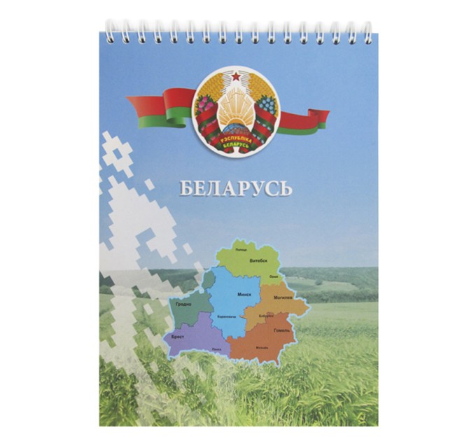 Блокнот A5, 80 л., клетка/линейка, на гребне 8с047