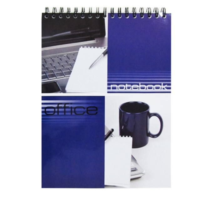 Блокнот A5, 80 л., клетка/линейка, на гребне 8с047