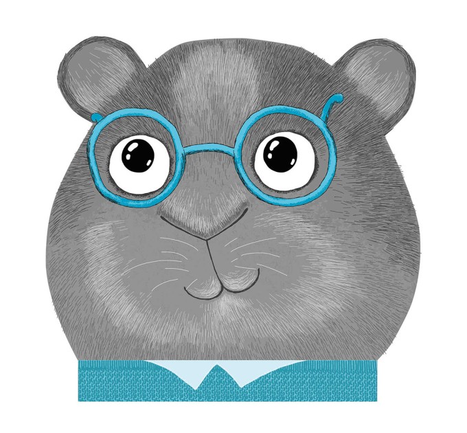 Блокнот A6, 30 л., на скобе, «Хомяк» 60056