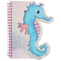 Блокнот 180х145 мм, 60 л., фигурный на гребне, «Морской конек» EFXZ00003-1-1