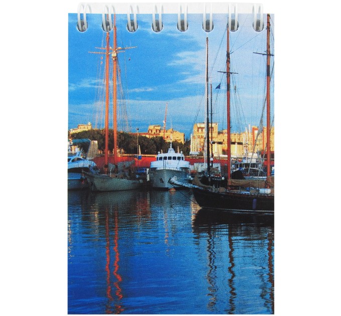 Блокнот A7, 50 л., на гребне 4с012