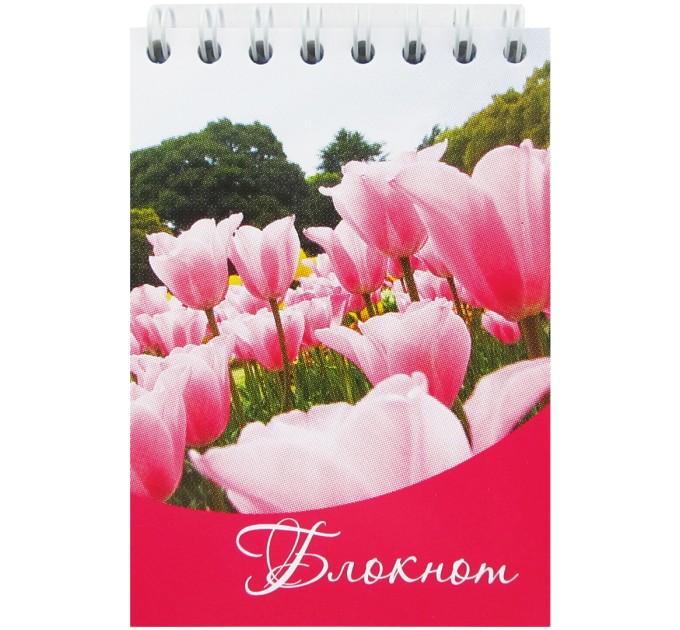 Блокнот A7, 50 л., на гребне 4с012