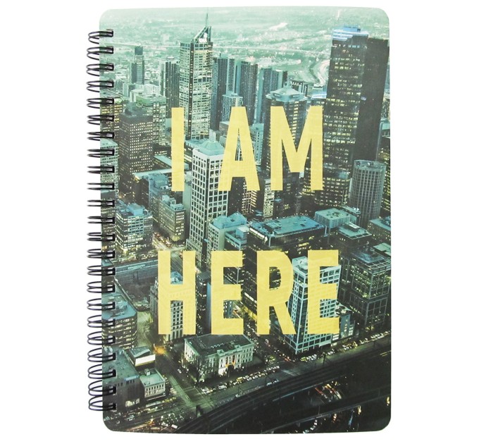 Блокнот A5, 80 л., на пружине, «CITY» ВХ-А5-4108-1-4