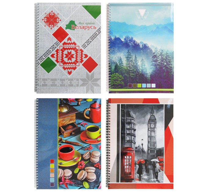 Блокнот A4, 80 л., на гребне 9с015