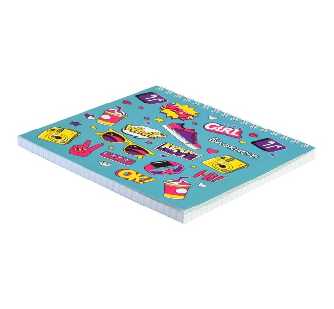 Блокнот 140х140, 60 л., «Стильные аксессуары» 61250