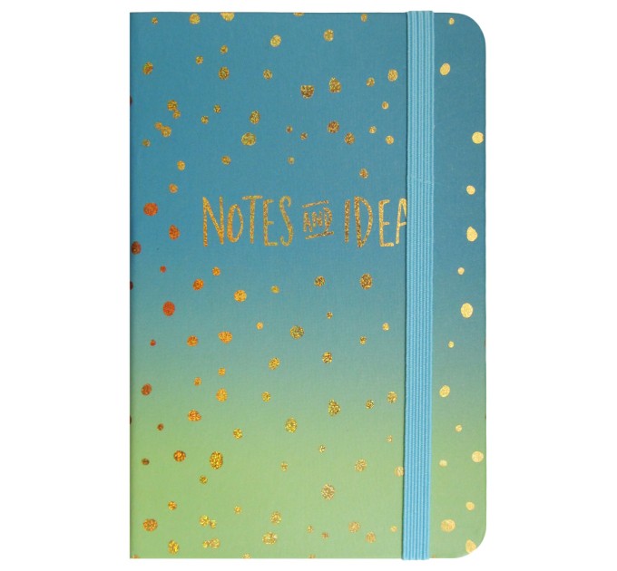 Блокнот А6, 80 л., на резинке, «NOTES AND IDEAS» 3782-17L