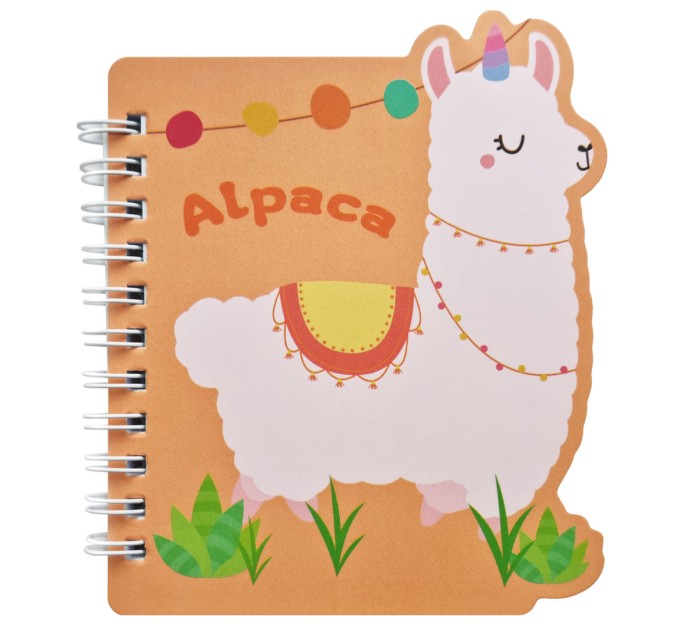 Блокнот 130х100 мм, 60 л., на гребне, «ALPACA» WB-95502