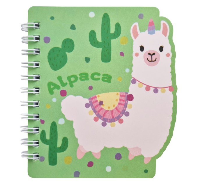 Блокнот 130х100 мм, 60 л., на гребне, «ALPACA» WB-95502