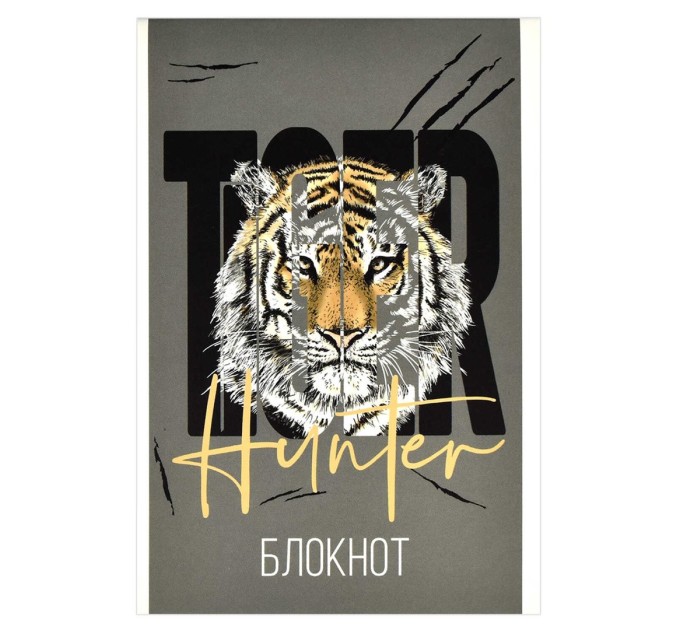 Блокнот А5, 40 л., на скобе, «Тигр» 63061