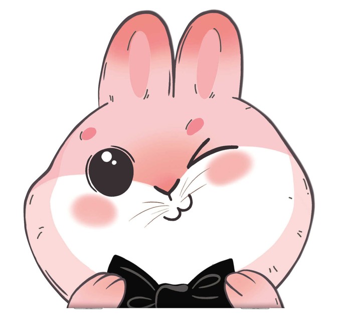 Блокнот 120х117, 30 л., на скобе, «Зайчик» 64494