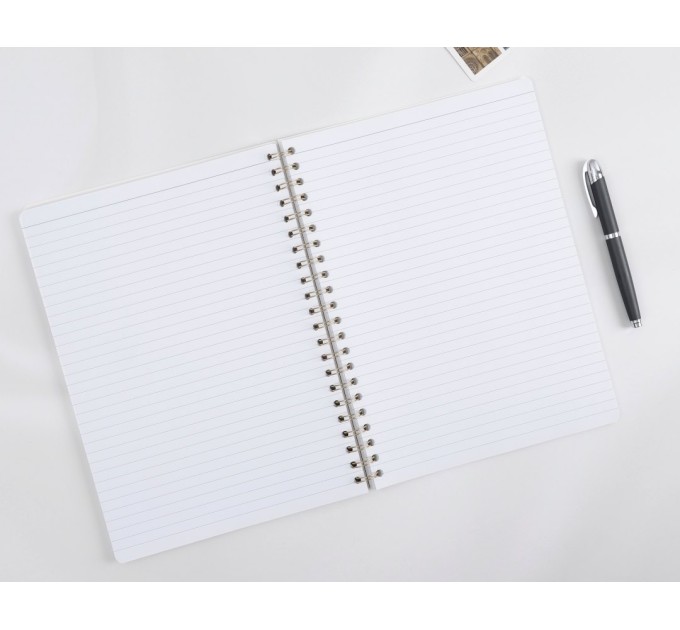 Блокнот A4, 80 л., на гребне, резинка, «ENJOY TODAY» BXR9989A4-1-4