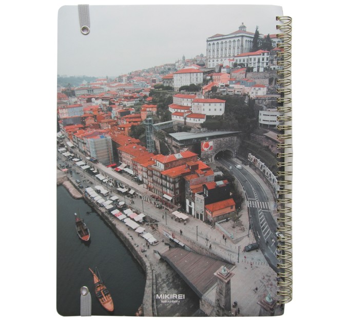 Блокнот A4, 80 л., на гребне, резинка, «ENJOY TODAY» BXR9989A4-1-4