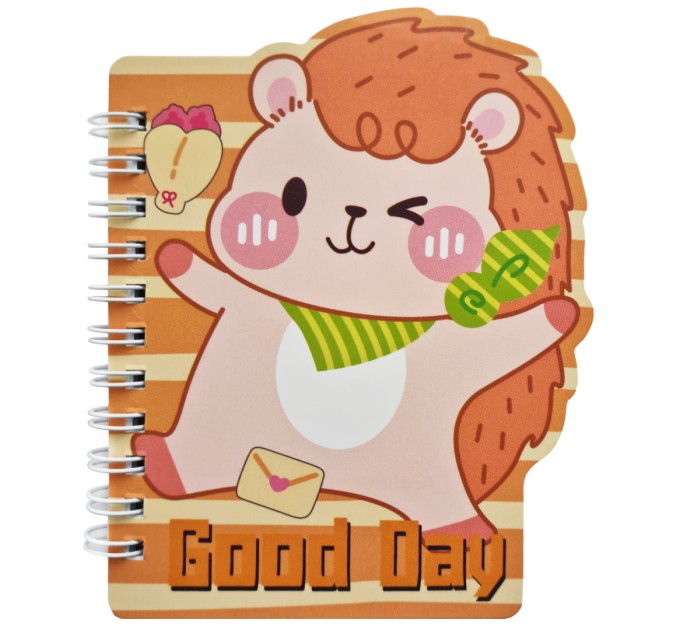 Блокнот 130х100 мм, 60 л., на гребне, «ANIMAL» WB-95495