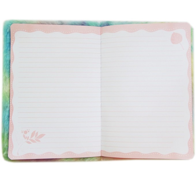 Блокнот A5, 80 л., плюшевый, «Единорог» EFMJ00001А5-2