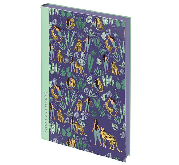 Книжка записная A5, 80 л., точка, кожзам, Greenwich Line, «Vision. Lovely leopard» NA5b_30788