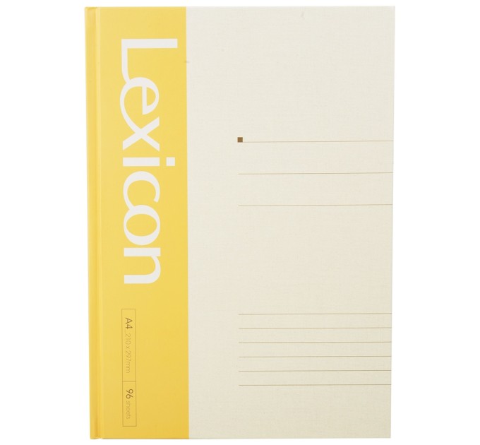 Блокнот A4, 96 л., линейка, плотная обложка, «LEXICON» 3281