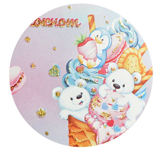 Блокнот А7, 40 л., на гребне, «Сласти» 61226