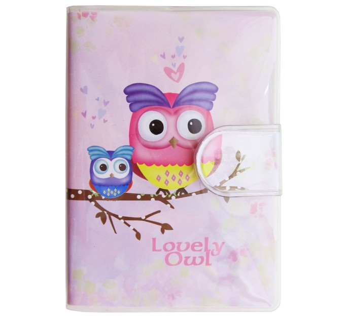 Блокнот A7, 70 л., на липучке, «LOVELY OWL» 1500-12