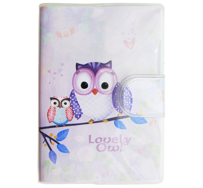 Блокнот A7, 70 л., на липучке, «LOVELY OWL» 1500-12