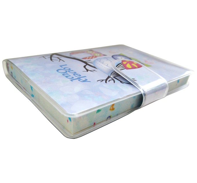 Блокнот A7, 70 л., на липучке, «LOVELY OWL» 1500-12