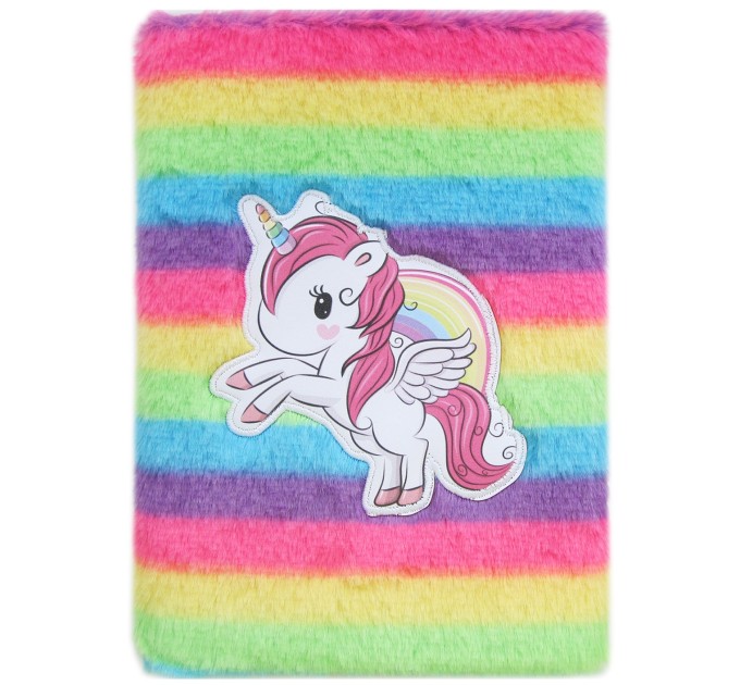 Блокнот A5, 80 л., плюшевый, «Единорог» IMG_9782