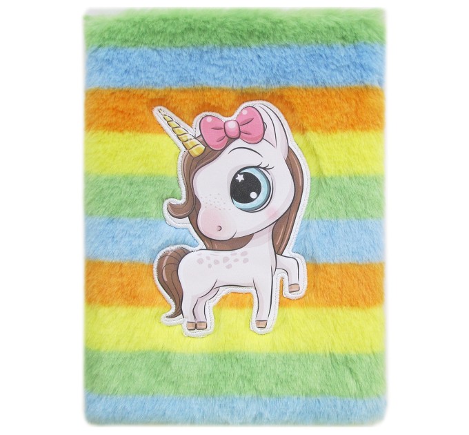 Блокнот A5, 80 л., плюшевый, «Единорог» IMG_9782