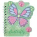 Блокнот 130х100 мм, 60 л., на гребне, «BATTERFLY» WB-95399