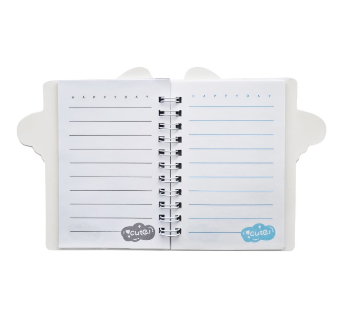 Блокнот 130х100 мм, 60 л., на гребне, «BATTERFLY» WB-95399