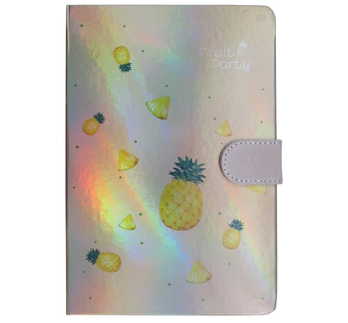 Блокнот A5, 112 л., с магнитной застежкой, «FRUIT PARTY» MY002-12