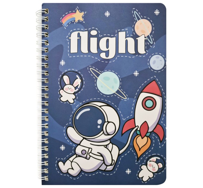 Блокнот 140х207 мм, 60 л., на гребне WB-95347