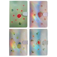 Блокнот A5, 112 л., с магнитной застежкой, «FRUIT PARTY» MY002-12