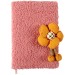 Блокнот A5, 80 л., плюшевый, с магнитной застежкой, «Цветок» MR10260A5-1