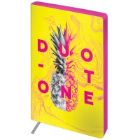 Книжка записная A5, 80 л., клетка, кожзам, Greenwich Line, «Urban. Yellow duotone» NA5-25482