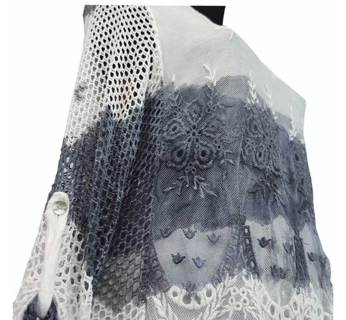 Женская блуза прозрачная сетчатая