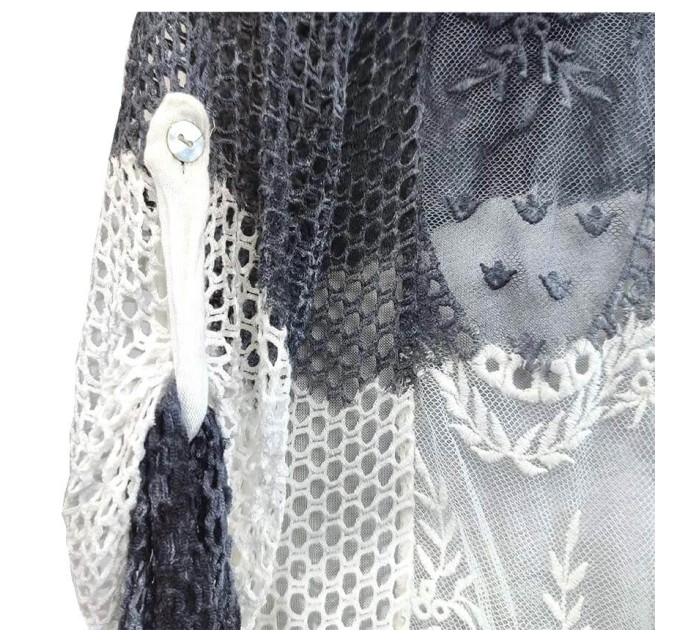 Женская блуза прозрачная сетчатая