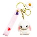 Брелок для ключей, Белый зайчик СТИ3