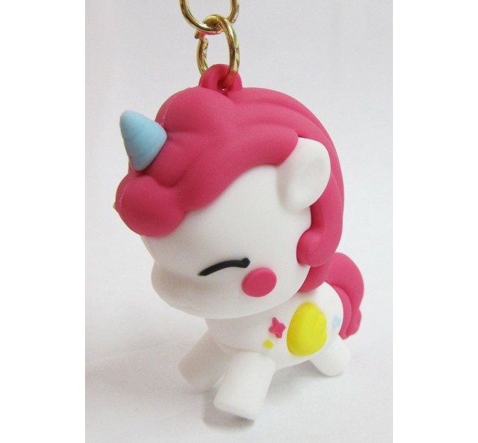 Брелок для ключей, Единорог белый ЕДИ6