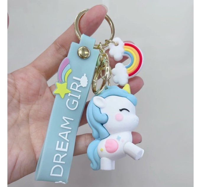 Брелок для ключей, Единорог белый ЕДИ5