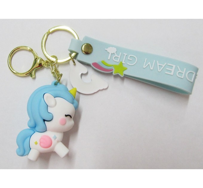 Брелок для ключей, Единорог белый ЕДИ5