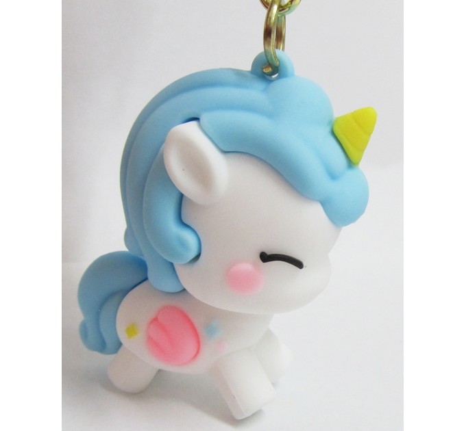 Брелок для ключей, Единорог белый ЕДИ5