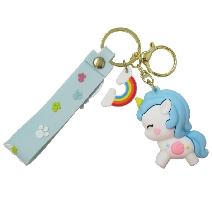 Брелок для ключей, Единорог белый ЕДИ5