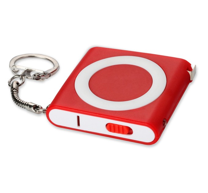 Брелок-рулетка с фонариком "Книга", 1м