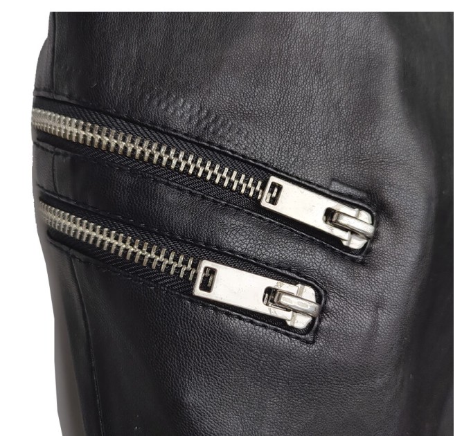 Брюки женские кожаные Zara