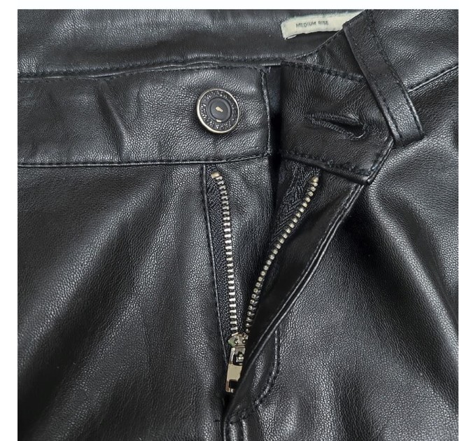 Брюки женские кожаные Zara