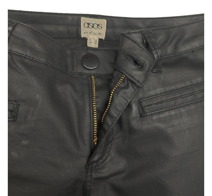 Брюки женские экокожа Asos denim