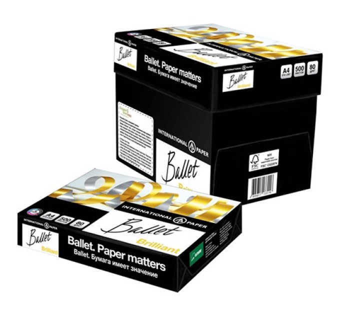 Бумага A4, 500 л., 80 г/м², «Ballet Brilliant»