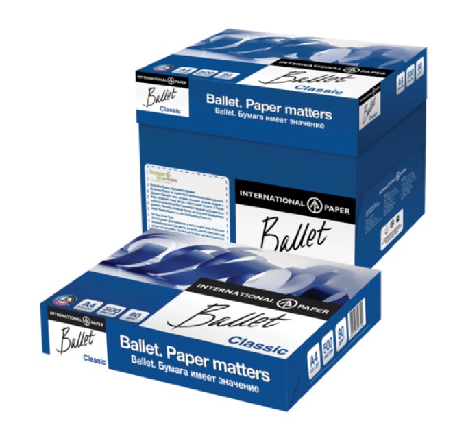 Бумага A4, 500 л., 80 г/м², «Ballet Classic»