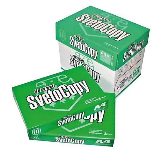 Бумага A4, 500 л., 80 г/м², «SvetoCopy»