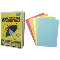 Бумага A4, 500 л., 80 г/м², цветная, «Радуга»
